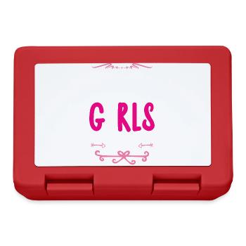 Tournée des filles de Norvège - Boîte à goûter - rouge - Devant