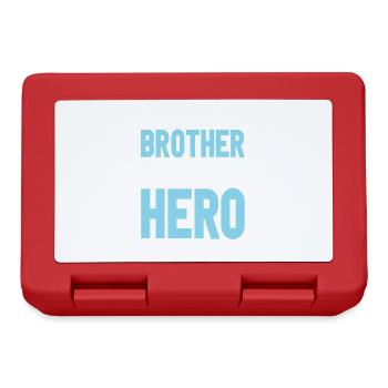 Bruder Limited Edition Spruch - Brotdose - Rot - Vorne