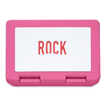 Rock Music Quote - Lunchbox - pink - Front