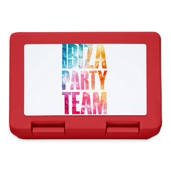 Ibiza Party Team Colorful - Lunchbox - red - Front