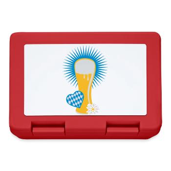 wheat beer glass - Lunchbox - red - Front