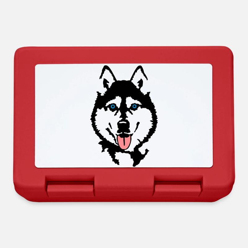 Husky - Boîte à goûter - rouge