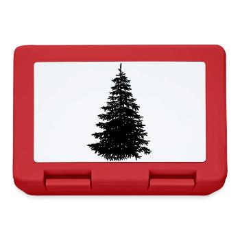 Christmas tree - Lunchbox - red - Front