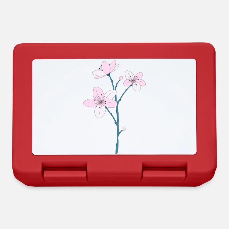 Cherry blossom - Lunchbox - red