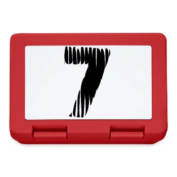 Maillot numéro 7 - Boîte à goûter - rouge - Devant