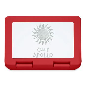 Child of Apollo – Percy Jackson inspired design - Lunchbox - red - Front