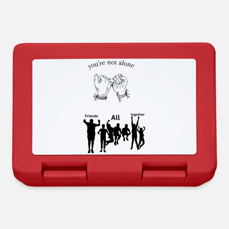 Not Alone - Lunchbox - red
