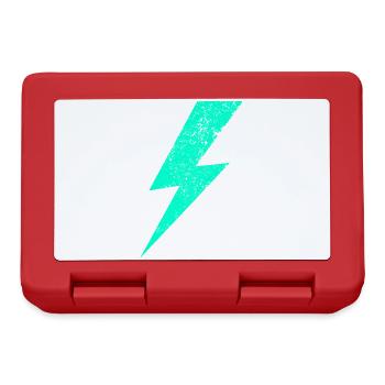 Electric flash in pastel - Lunchbox - red - Front
