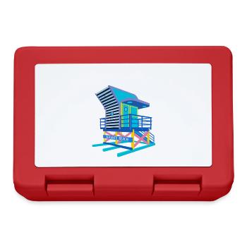 Beach Booth in Alicante - Lunchbox - red - Front