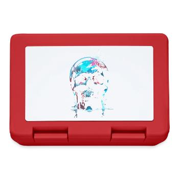 Skull - Reflected Mortality - Nature's Requiem - Lunchbox - red - Front