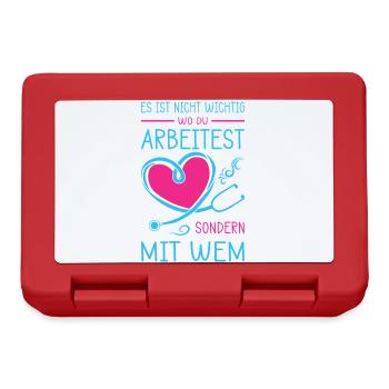 Nurse Gifts Nursing Funny Nurse - Lunchbox - red - Front