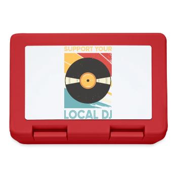 DJ Outfit Geschenke - Brotdose - Rot - Vorne