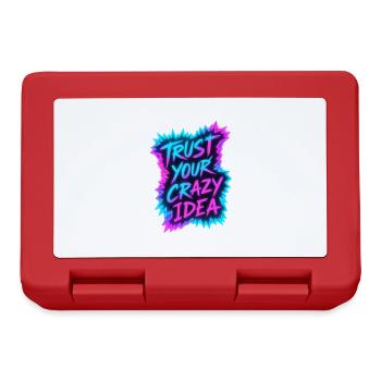 Trust Your Crazy Idea Neon - Lunchbox - red - Front