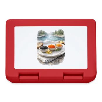 Gifts of the Far North - Caviar on the Riverbank - Lunchbox - red - Front