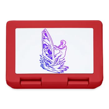 Windsurfing Graphics for Windsurf - Lunchbox - red - Front