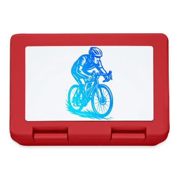 Road Bike Love Clear Look for Road Bike - Lunchbox - red - Front