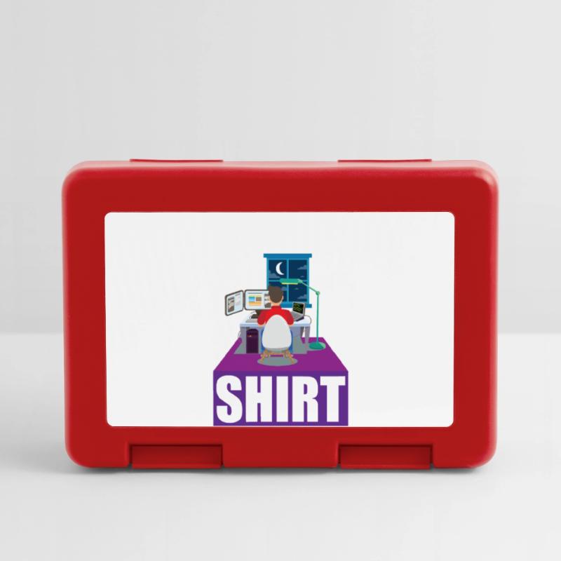 Codeur de nuit Programmeur Graphique de bureau Boîte à goûter