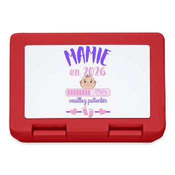 Grandma in 2026 Please wait - Lunchbox - red - Front