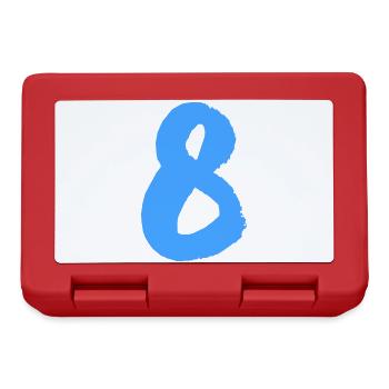 8 - Brotdose - Rot - Vorne