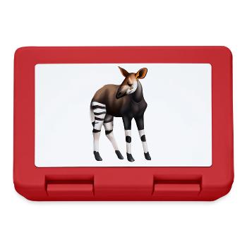 Sweet Okapi - Lunchbox - red - Front