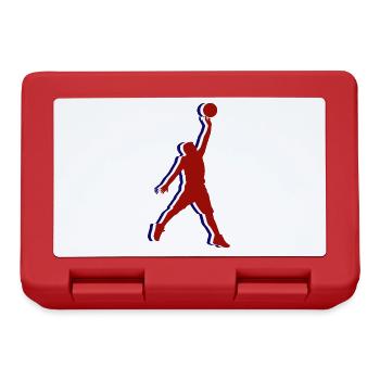 Basketballer Frankreich Sport - Brotdose - Rot - Vorne