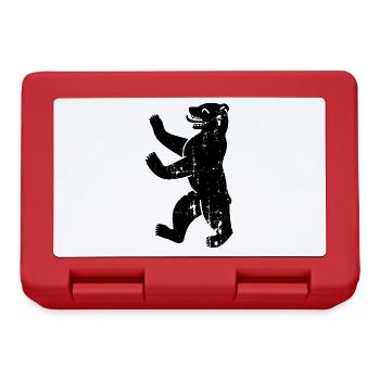 Berlin Bear Berlin Vintage Coat of Arms - Lunchbox - red - Front