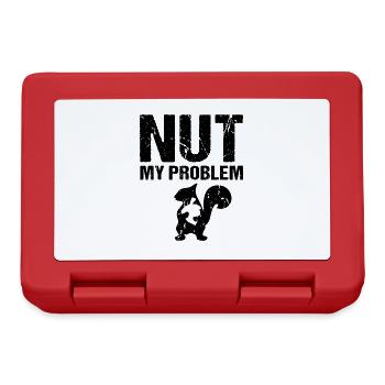 Nut My Problem Eichhörnchen - Brotdose - Rot - Vorne