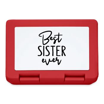 Best sister ever - Lunchbox - red - Front