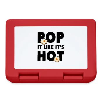 Popcorn Pop It Like It's Hot - Lunchbox - red - Front