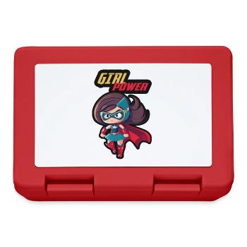 Superhero Girl Power - Lunchbox - red - Front