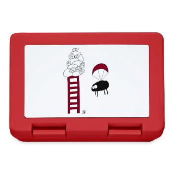 The Brave Black Sheep - Lunchbox - red - Front