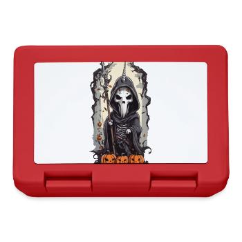 Dark Unicorn Magical Gothic Halloween Spell - Lunchbox - red - Front