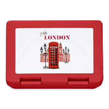 I Like London - Brotdose - Rot - Vorne