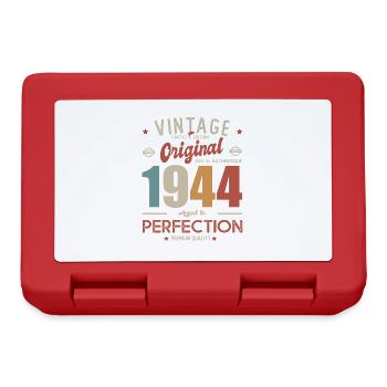 vintage original 1944 born in birthday 77 years - Lunchbox - red - Front