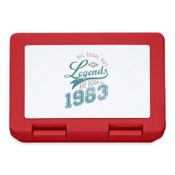 Legends are born in 1983 born in birthday 40 years - Lunchbox - red - Front