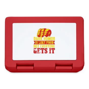 Black humor communism satire funny gift - Lunchbox - red - Front