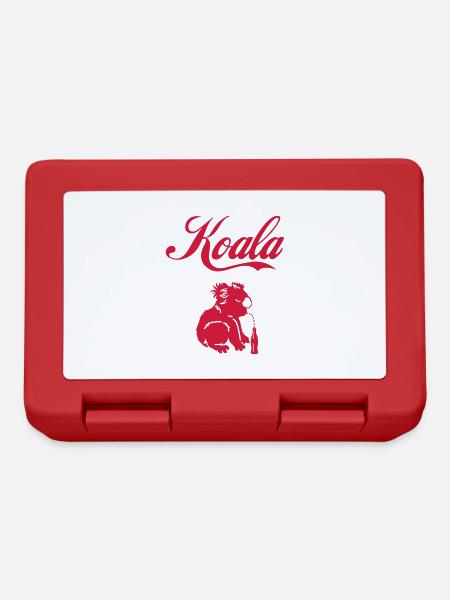 Koala - Brotdose - Rot