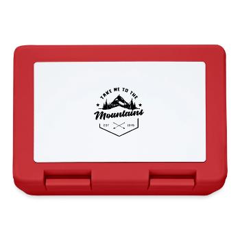 Randonnée randonnée randonnée aventure aventure cadeau randonneuse - Boîte à goûter - rouge - Devant