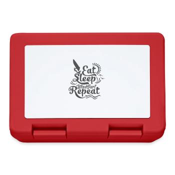 Windsurfing Windsurfer Windsurfing Surfer Gift - Lunchbox - red - Front