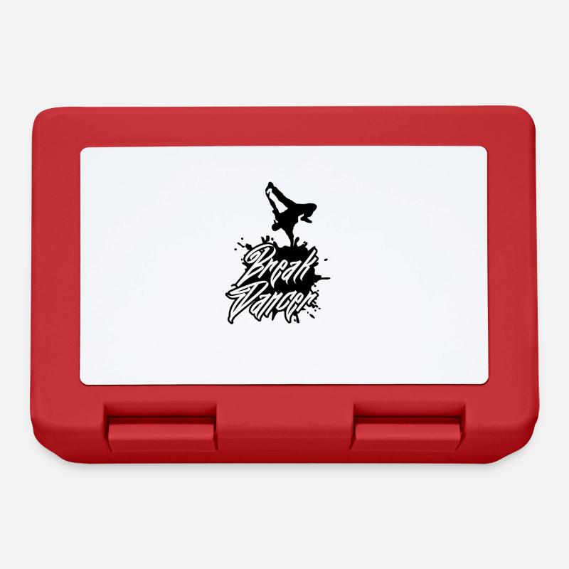 Tanz Breakdancer Breakdancing Breakdance Geschenk - Brotdose - Rot