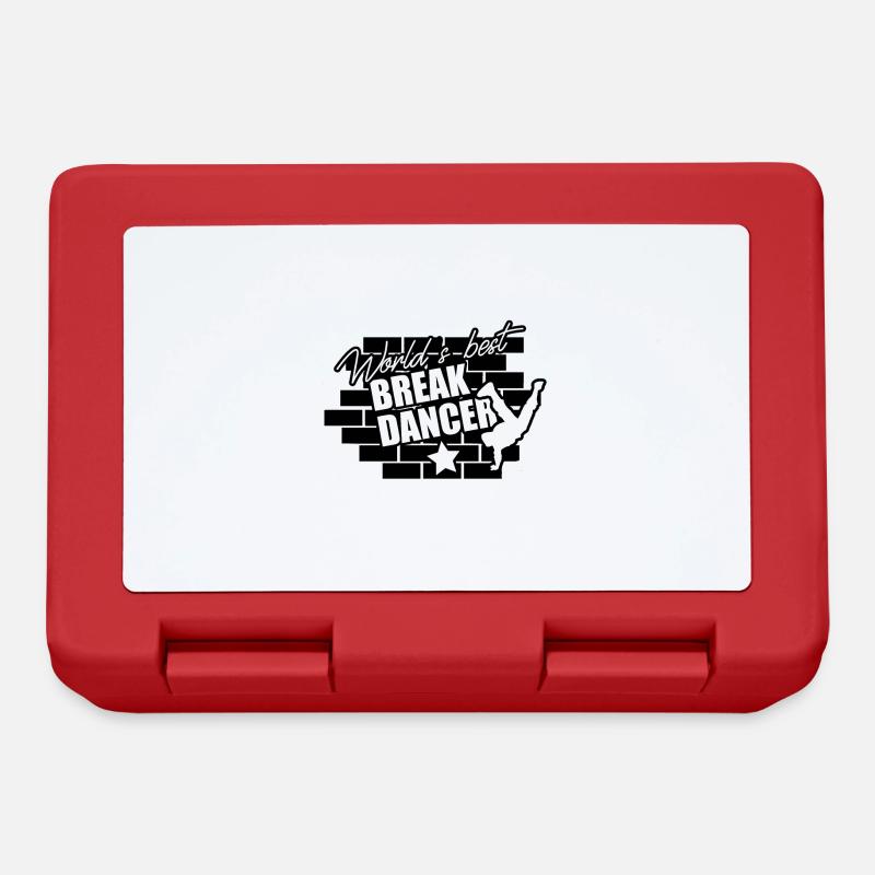 Tanz Breakdance Breakdancing Breakdancer Geschenk - Brotdose - Rot