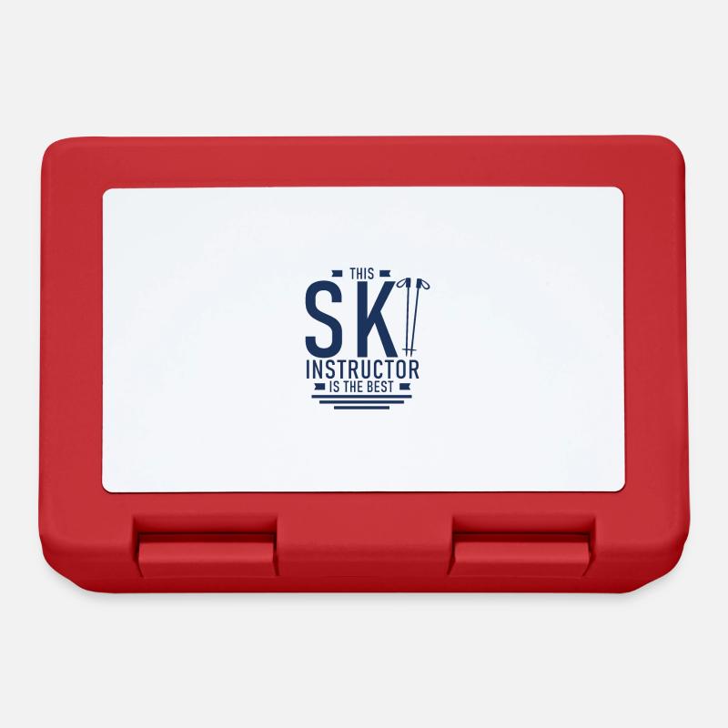 Skilehrer - Brotdose - Rot