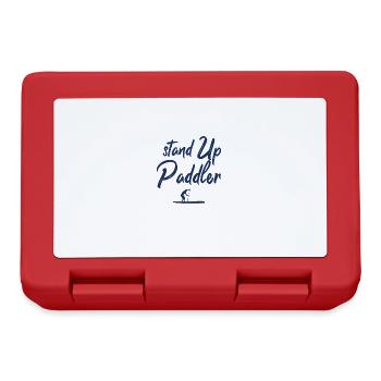 Board SUP Paddel Stand Up Paddeln Stand Up Paddler - Brotdose - Rot - Vorne