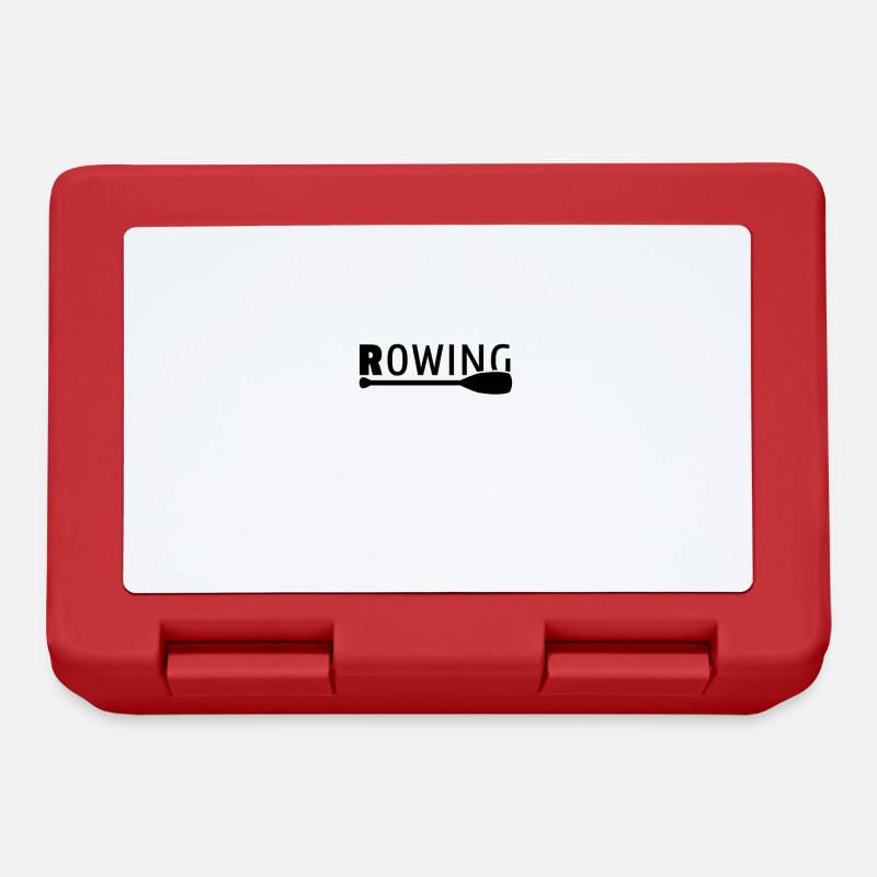 Aviron aviron aviron aviron Aviron Aviateur Aviateur - Boîte à goûter - rouge