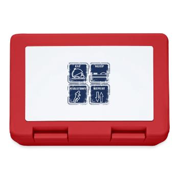 Jogging Marathon Runner Half Marathon Jogger Marathon - Lunchbox - red - Front