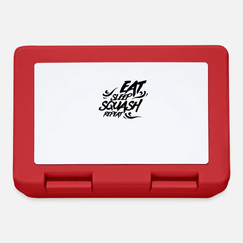 Squash Squash Ball - Lunchbox - red
