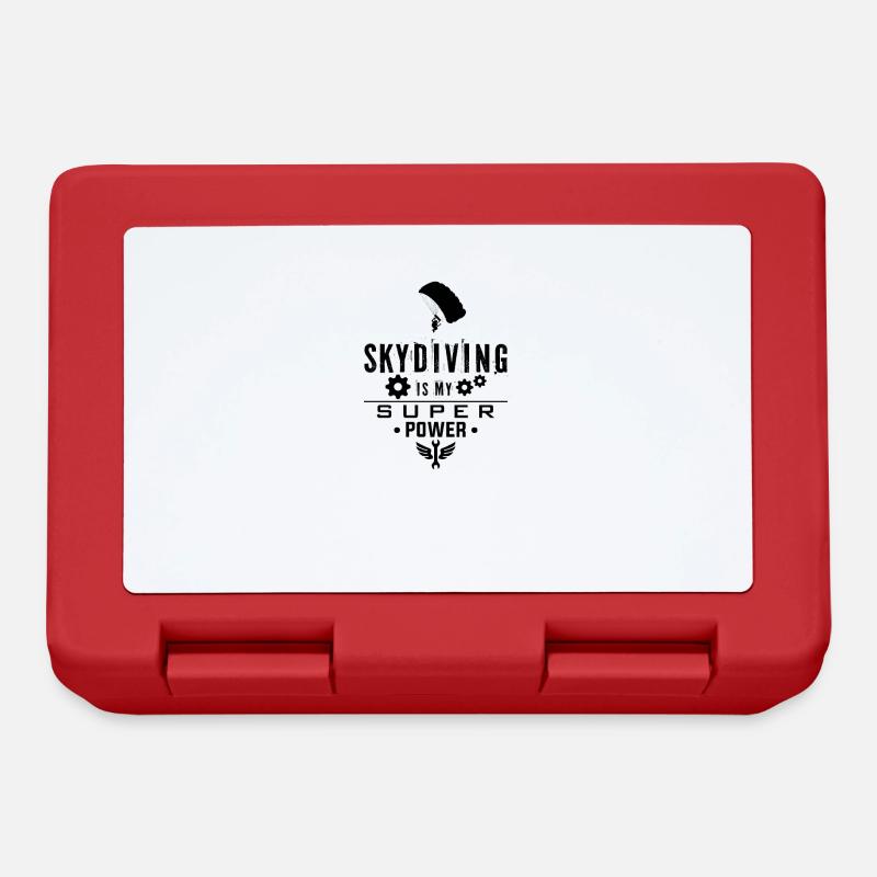 Skydiving - Lunchbox - red