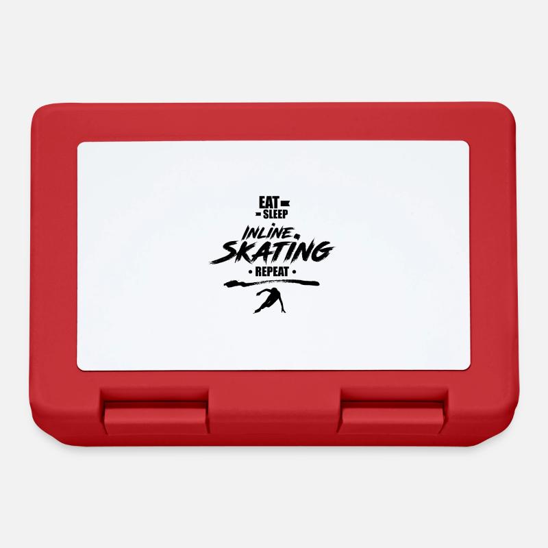 Inline Skating Inline Skating Inline Skating - Lunchbox - red