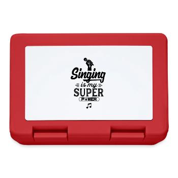 Singing Music Singer Singer Singing - Lunchbox - red - Front