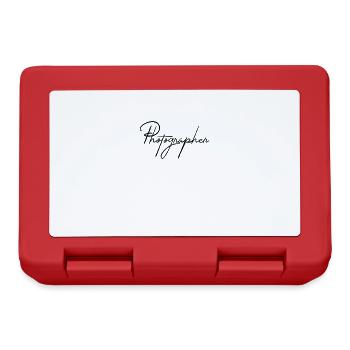 Photographer - Lunchbox - red - Front